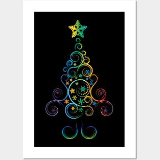 Decorative Christmas Tree Posters and Art